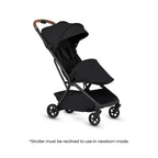 Silver Cross Nia Compact Travel Stroller + Bassinet Bundle - Onyx (Ships Late May/Early June) Silver Cross