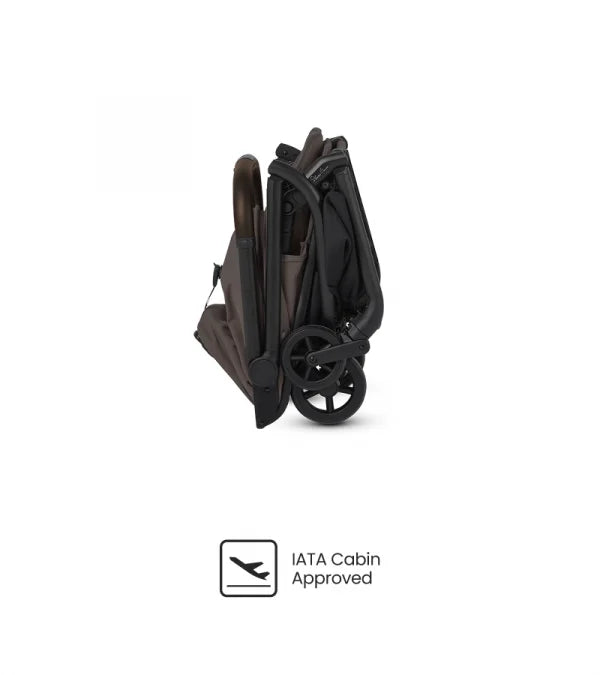 Silver Cross Nia Compact Folding Travel Stroller - Chocolate (Ships Late May/Early June) Silver Cross