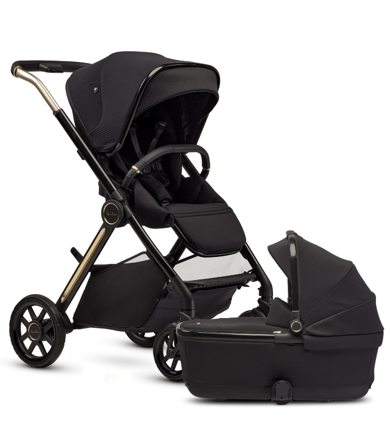 Silver Cross Reef 2 Stroller & Bassinet Bundle - Espresso Silver Cross