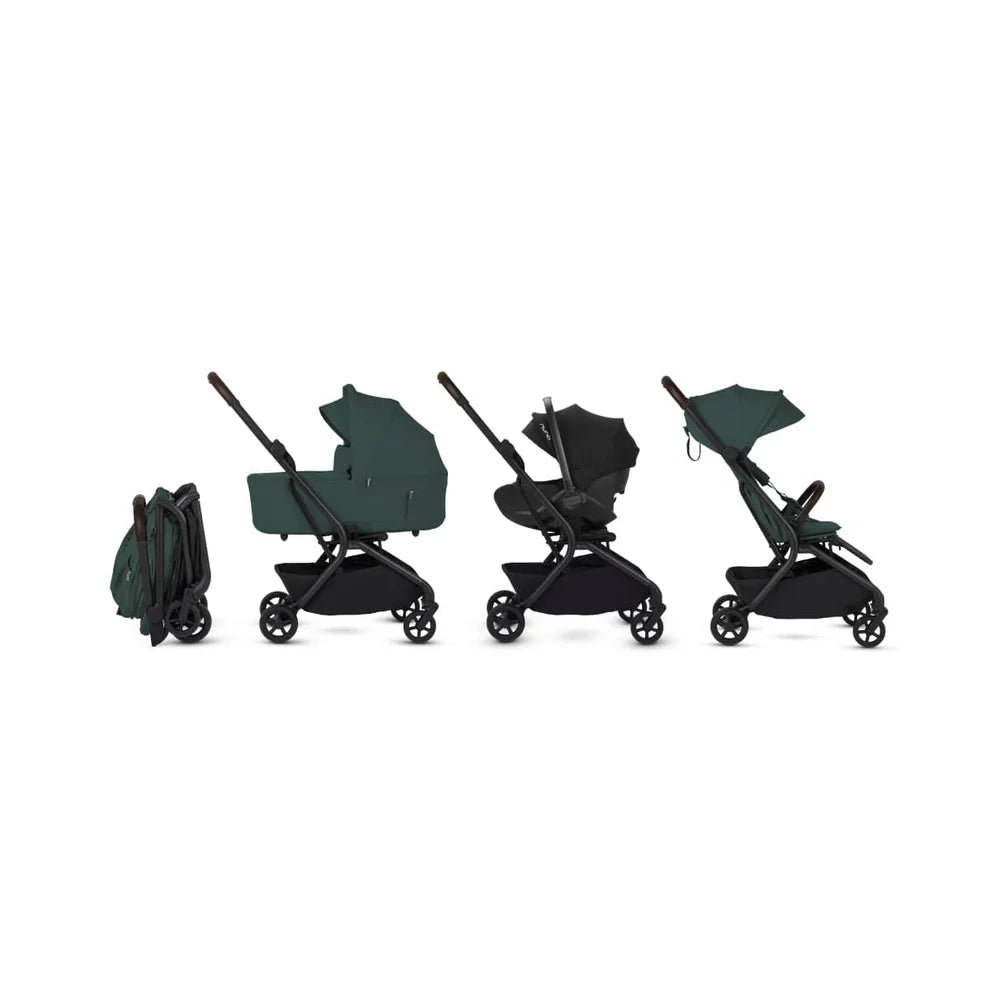 Silver Cross Nia Compact Travel Stroller + Bassinet Bundle - Conifer (Ships Late May/Early June) Silver Cross