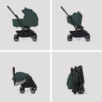 Silver Cross Nia Compact Travel Stroller + Bassinet Bundle - Conifer (Ships Late May/Early June) Silver Cross