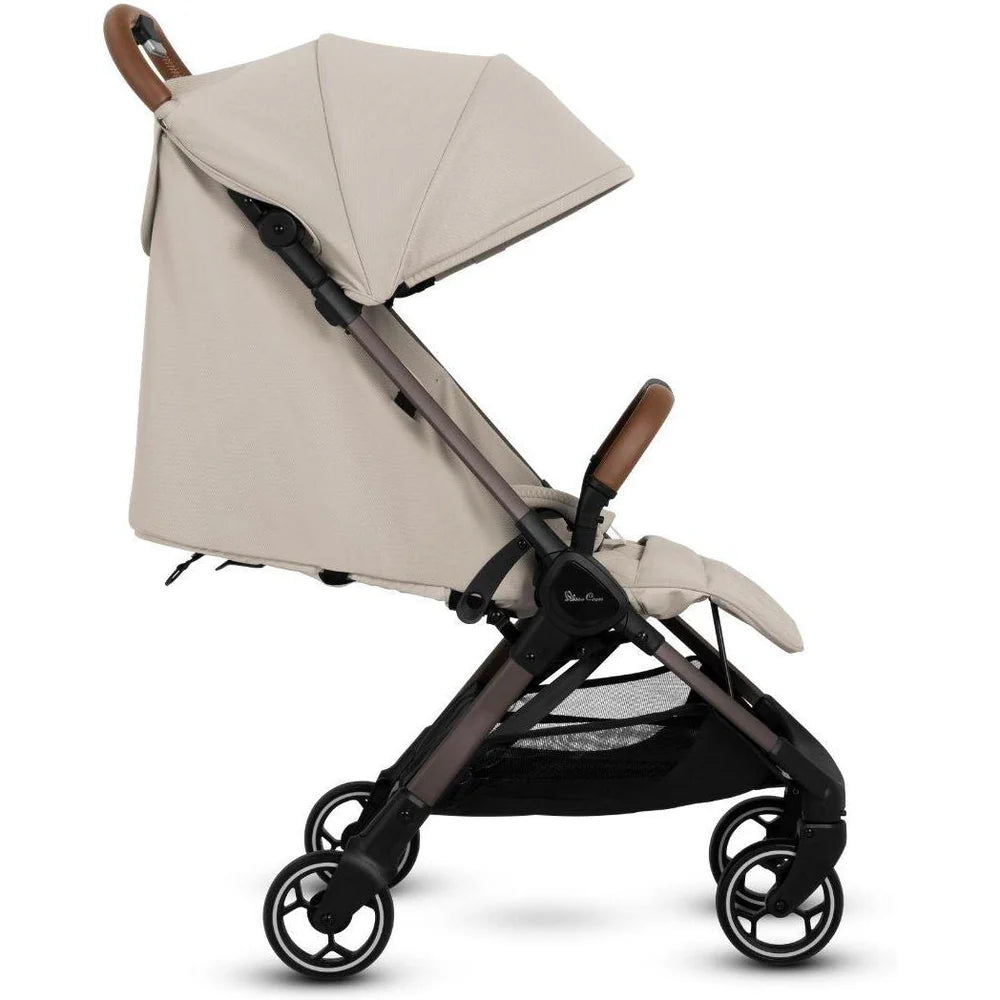 Silver Cross Clic Compact Stroller - Latte Silver Cross