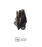 Silver Cross Nia Compact Travel Stroller + Bassinet Bundle - Champagne(Ships Late May/Early June) Silver Cross