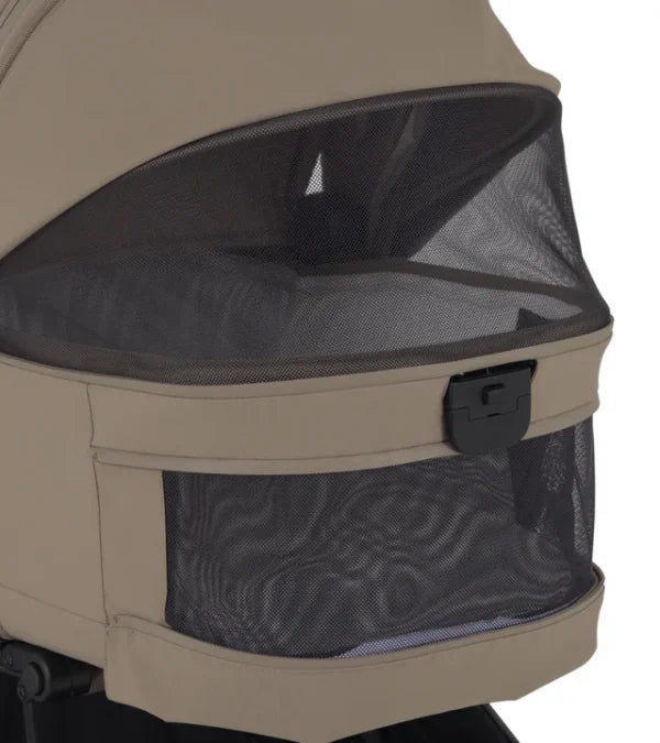 Silver Cross Nia Compact Travel Stroller + Bassinet Bundle - Champagne(Ships Late May/Early June) Silver Cross