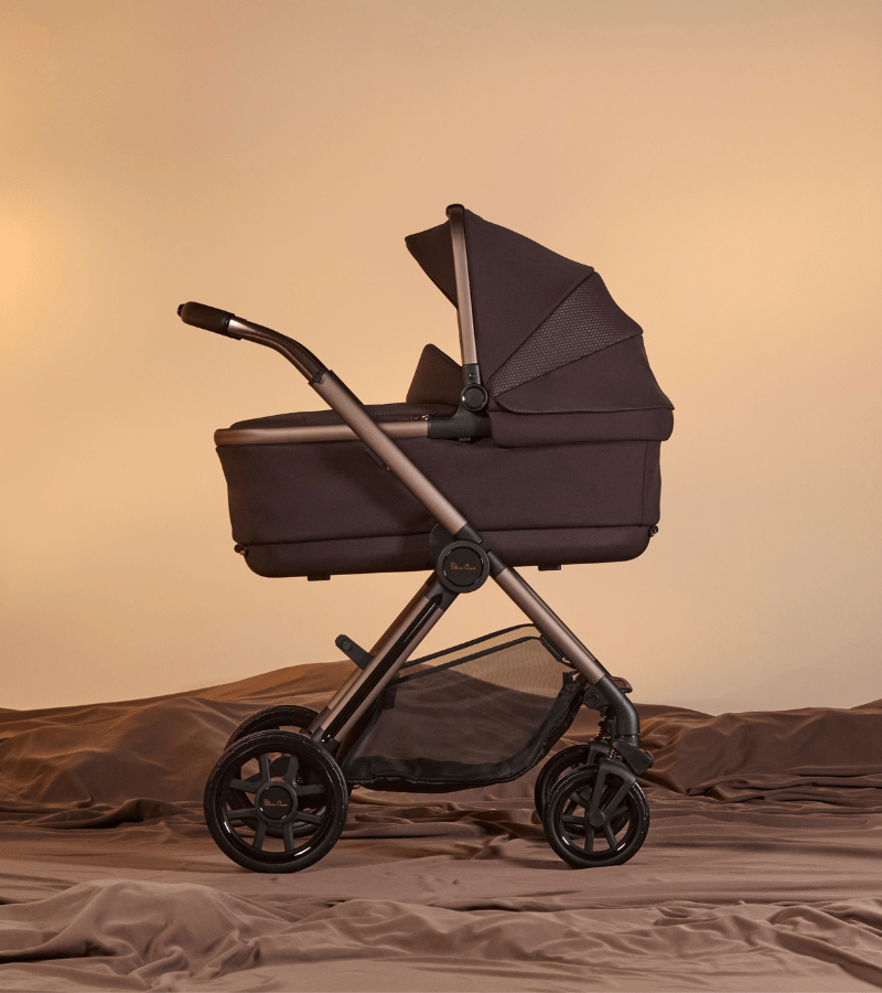 Silver Cross Reef 2 Bassinet & Stroller Bundle - Ganache Silver Cross