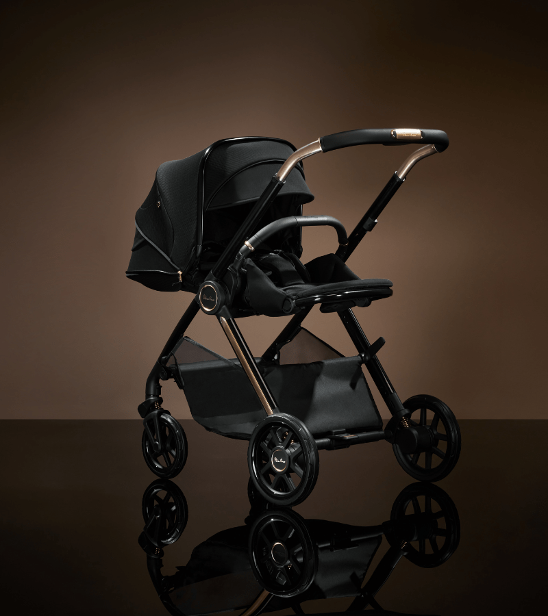 Silver Cross Reef 2 Bassinet, Stroller & Accessory Bundle - Espresso (Special Edition) Silver Cross