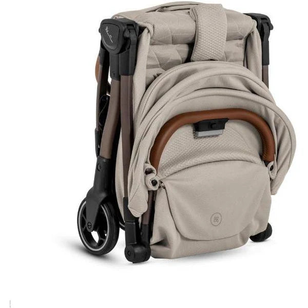 Silver Cross Clic Compact Stroller - Latte Silver Cross