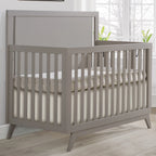 Tulip Juvenile Sissi Convertible Crib With 3 Drawer Dresser Set - Greige (Wood Grain) Tulip Juvenile