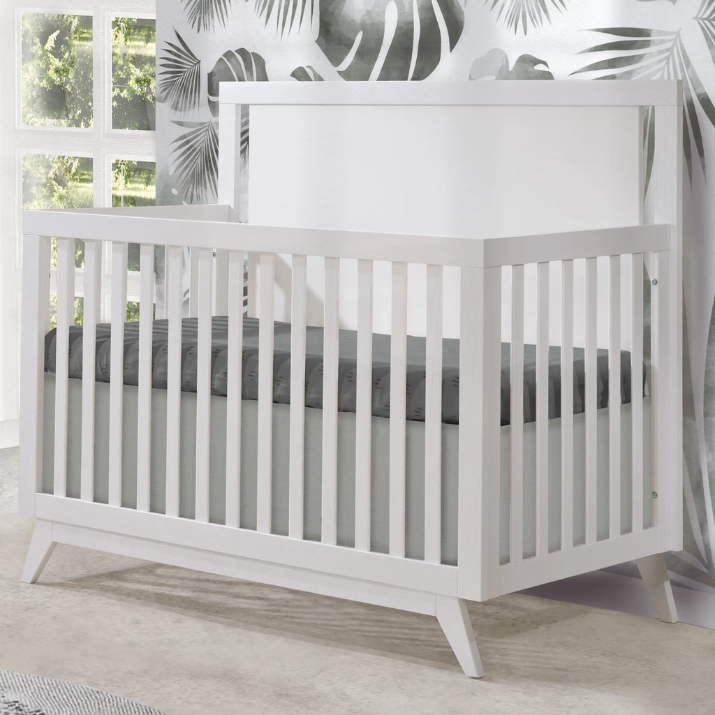 Tulip Juvenile Sissi Convertible Crib and 3 Drawer Dresser Set - White (Wood Grain) Tulip Juvenile