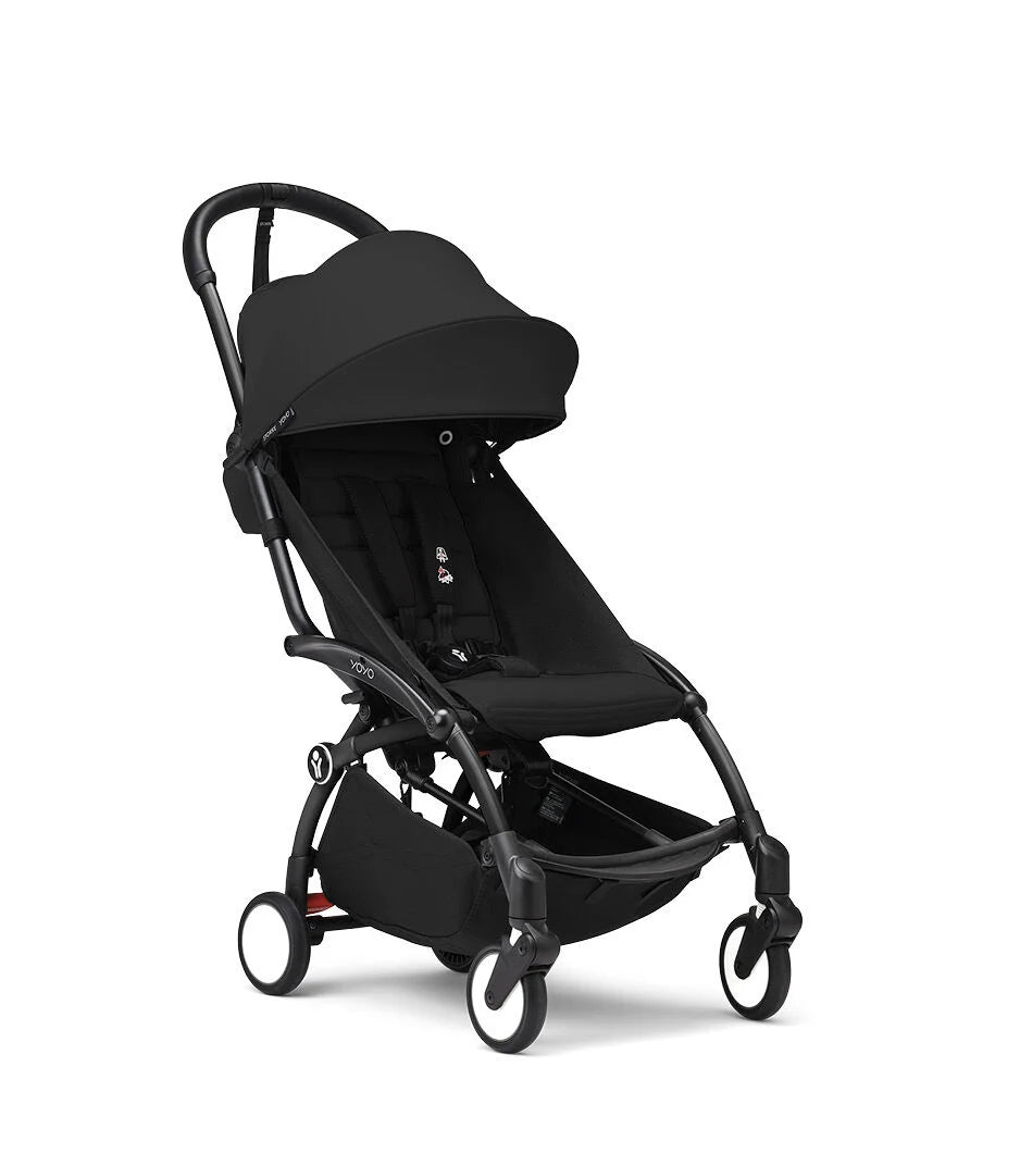 Stokke YOYO³ 6+ Stroller - Black Frame/Black Fabric Stokke
