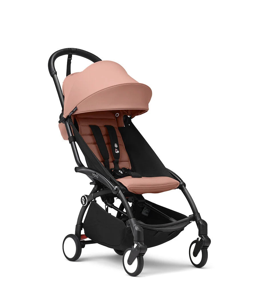 Stokke YOYO³ 6+ Stroller - Black Frame/GingerFabric Stokke