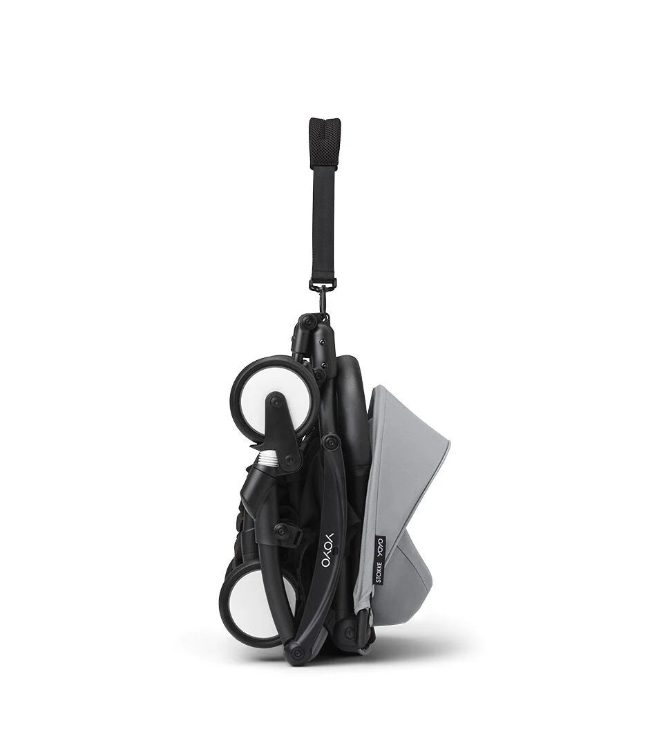 Stokke YOYO³ 6+ Stroller - Black Frame/Stone Fabric Stokke