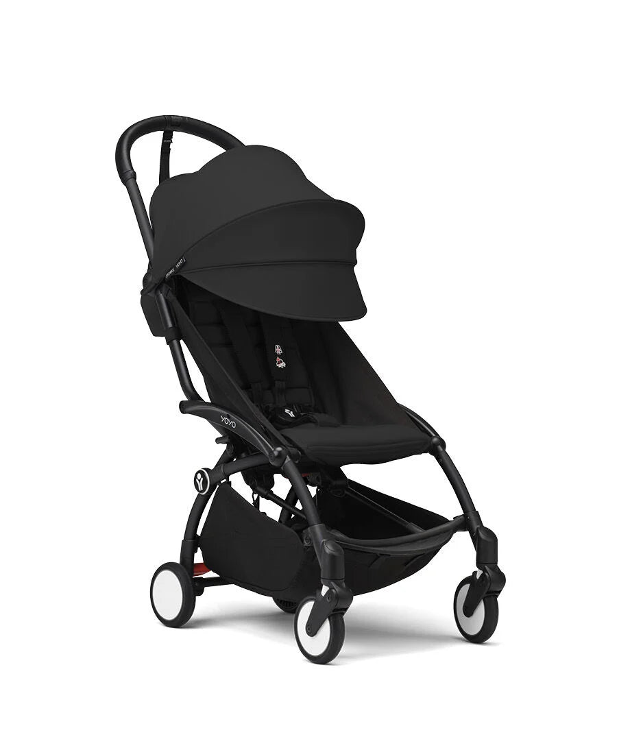 Stokke YOYO³ 6+ Stroller - Black Frame/Black Fabric Stokke