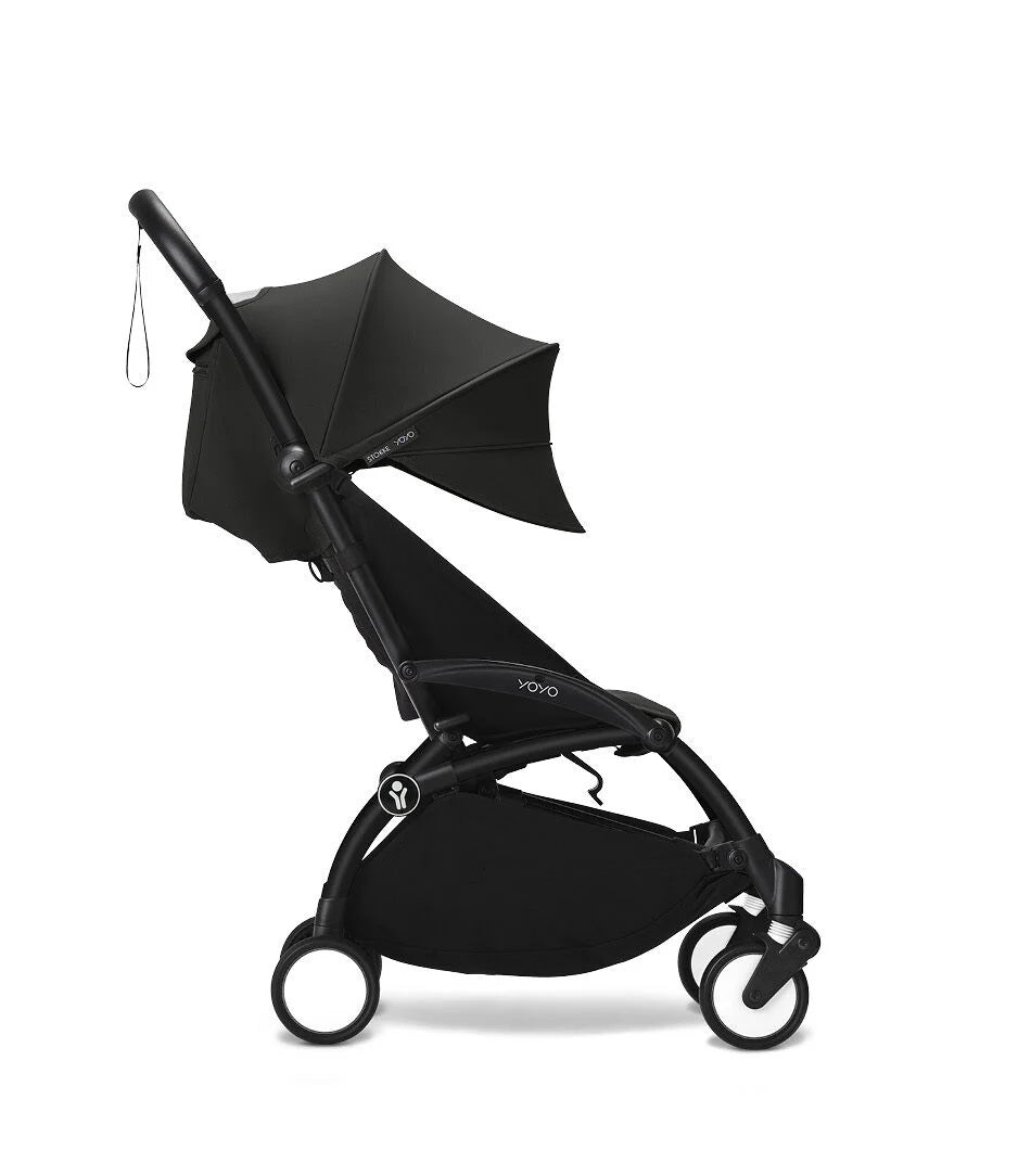 Stokke YOYO³ 6+ Stroller - Black Frame/Black Fabric Stokke