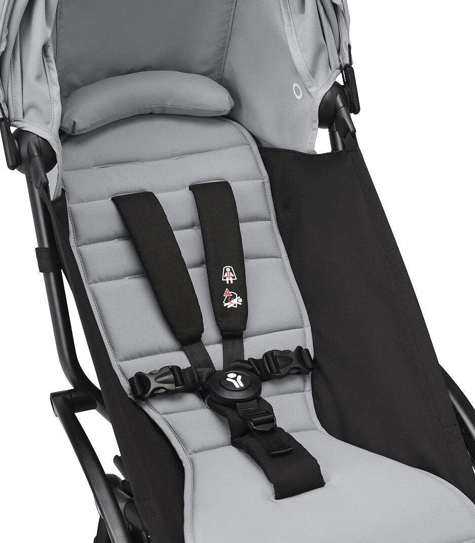 Stokke YOYO³ 6+ Stroller - Black Frame/Stone Fabric Stokke