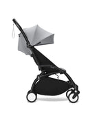 Stokke YOYO³ 6+ Stroller - Black Frame/Stone Fabric Stokke