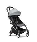Stokke YOYO³ 6+ Stroller - Black Frame/Stone Fabric Stokke