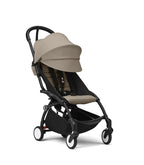 Stokke YOYO³ 6+ Stroller - Black Frame/Taupe Fabric Stokke