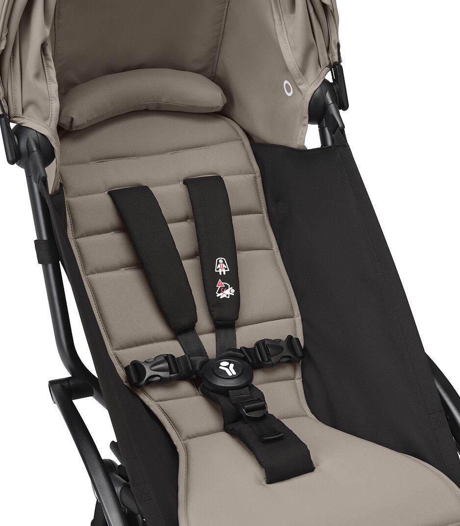 Stokke YOYO³ 6+ Stroller - Black Frame/Taupe Fabric Stokke