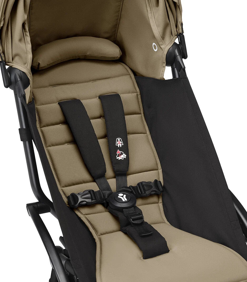 Stokke YOYO³ 6+ Stroller - Black Frame/Toffee Fabric Stokke