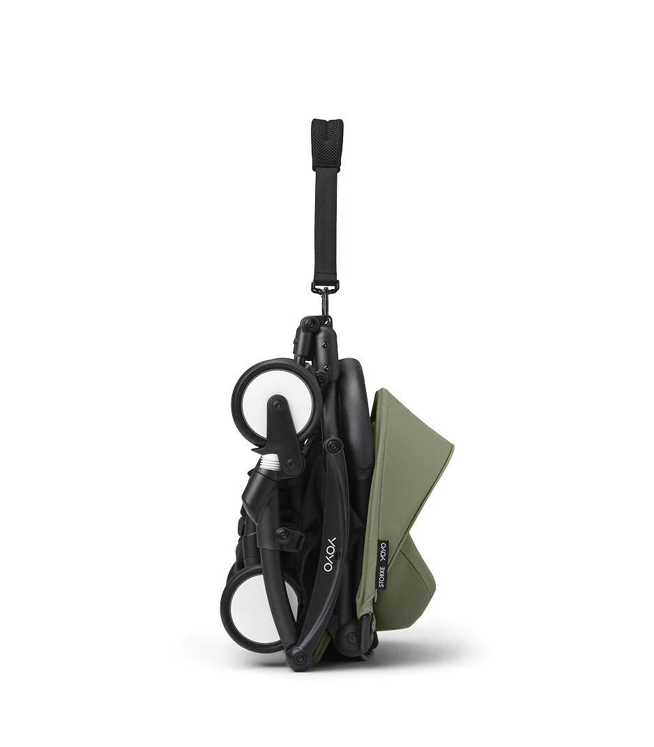 Stokke YOYO³ 6+ Stroller - Black Frame/Olive Fabric Stokke