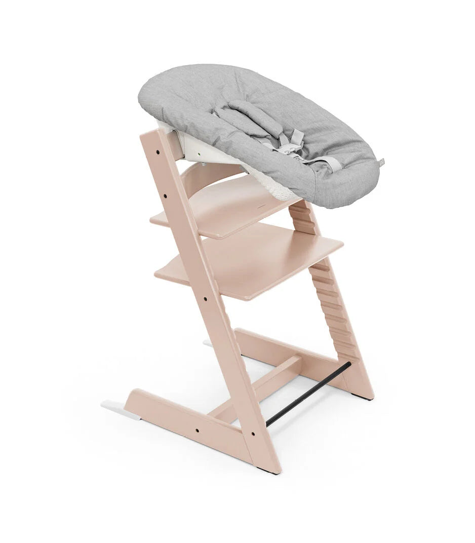 STOKKE TRIPP TRAPP No.6 ベビーセット ピンク Stokke Tripp Trapp High Chair with Baby Set and Tray, White, Pink