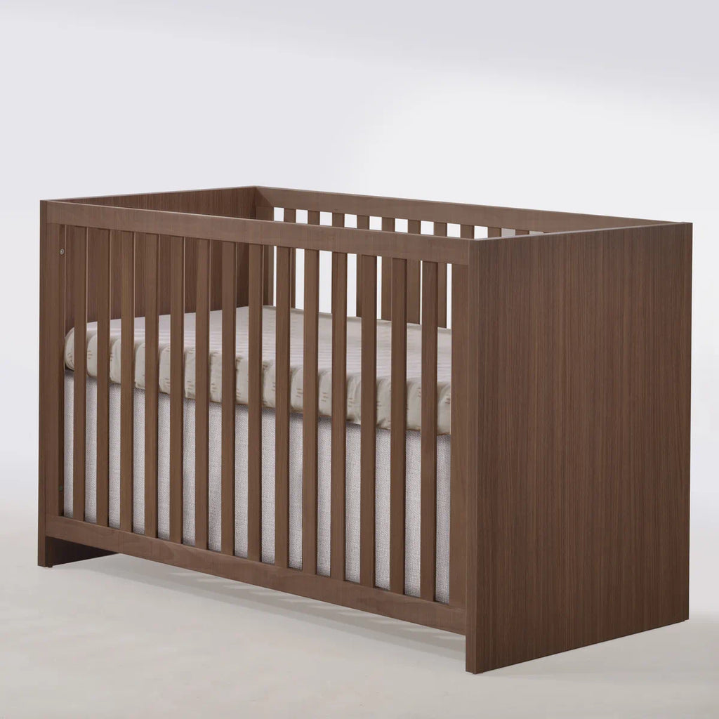 Tulip Juvenile Contempo Crib & Dresser Set - Walnut Tulip Juvenile