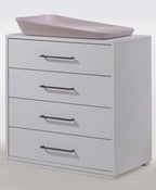 Tulip Juvenile Contempo Crib & Dresser Set - White Tulip Juvenile