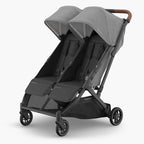 UPPAbaby Minu Duo - Greyson (Charcoal Mélange/Carbon Frame/Saddle Leather) UPPAbaby