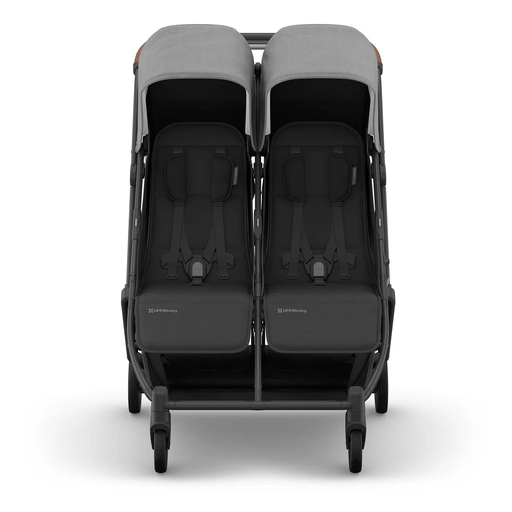 UPPAbaby Minu Duo - Greyson (Charcoal Mélange/Carbon Frame/Saddle Leather) UPPAbaby