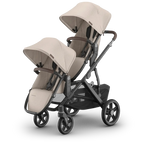 UPPAbaby Rumbleseat V3 - Ada (Sandstone Mélange/Carbon Frame/Chestnut Leather) UPPAbaby