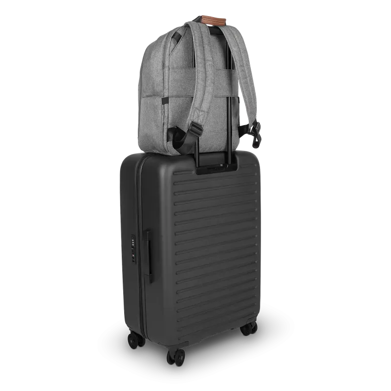 UPPAbaby Changing Backpack - Greyson (Charcoal Mélange/Saddle Leather) UPPAbaby