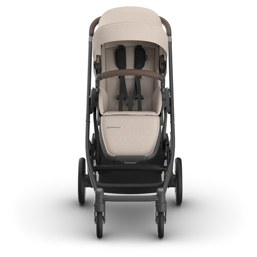 UPPAbaby Cruz V3 Stroller - Ada (Sandstone Mélange/Carbon Frame/Chestnut Leather) UPPAbaby