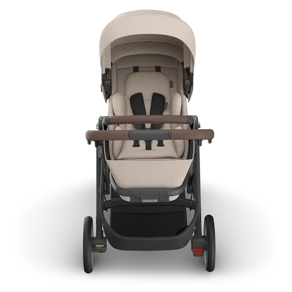 UPPAbaby Cruz V3 Stroller - Ada (Sandstone Mélange/Carbon Frame/Chestnut Leather) UPPAbaby