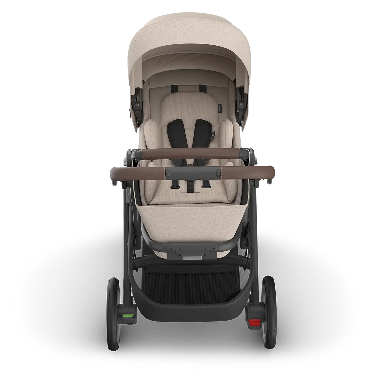 UPPAbaby Cruz V3 Stroller - Ada (Sandstone Mélange/Carbon Frame/Chestnut Leather) UPPAbaby