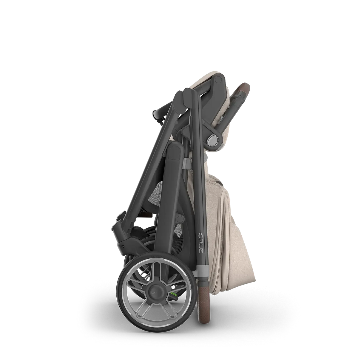 UPPAbaby Cruz V3 Stroller - Ada (Sandstone Mélange/Carbon Frame/Chestnut Leather) UPPAbaby