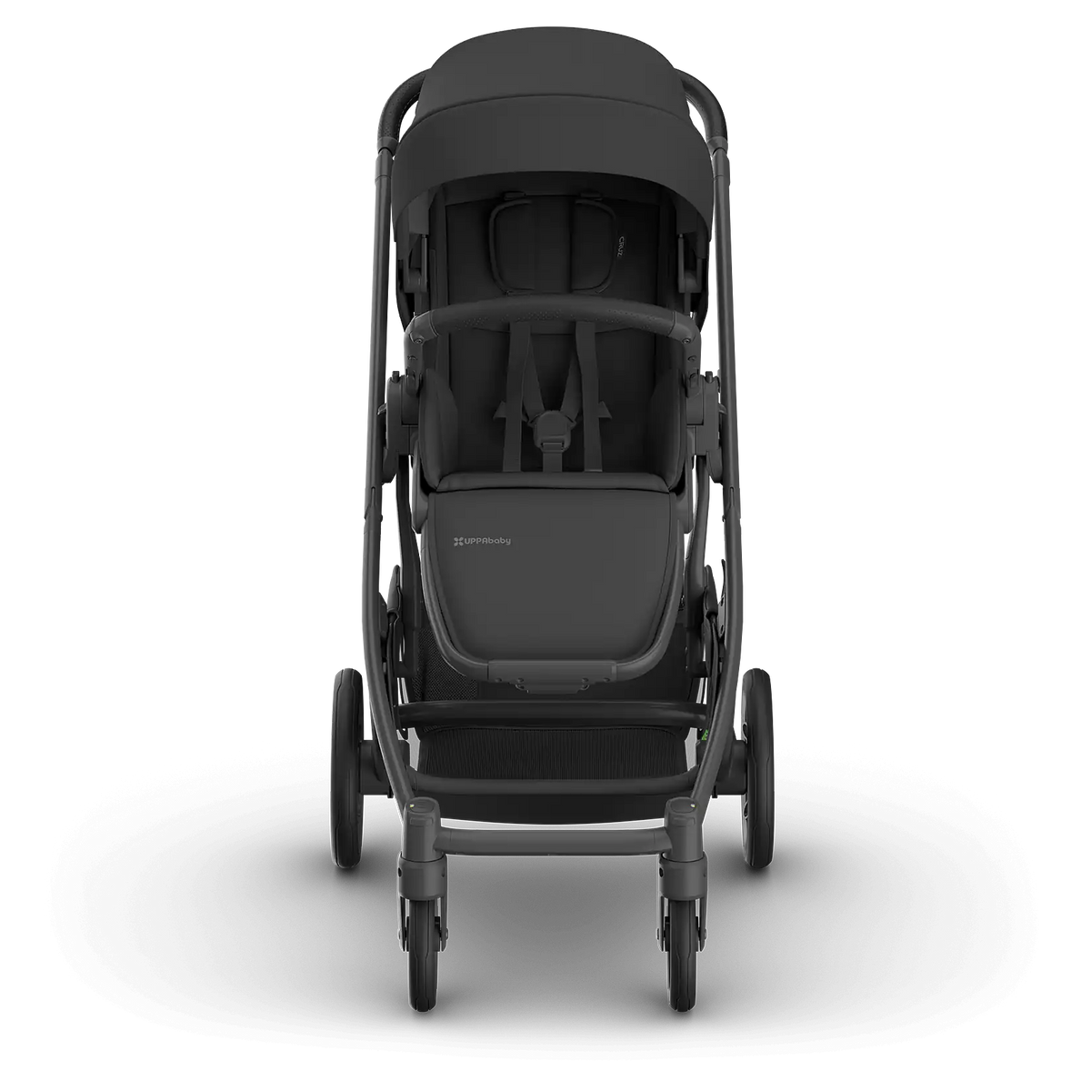 UPPAbaby Cruz V3 Stroller - James (Black/Carbon Frame/Black Leather) UPPAbaby