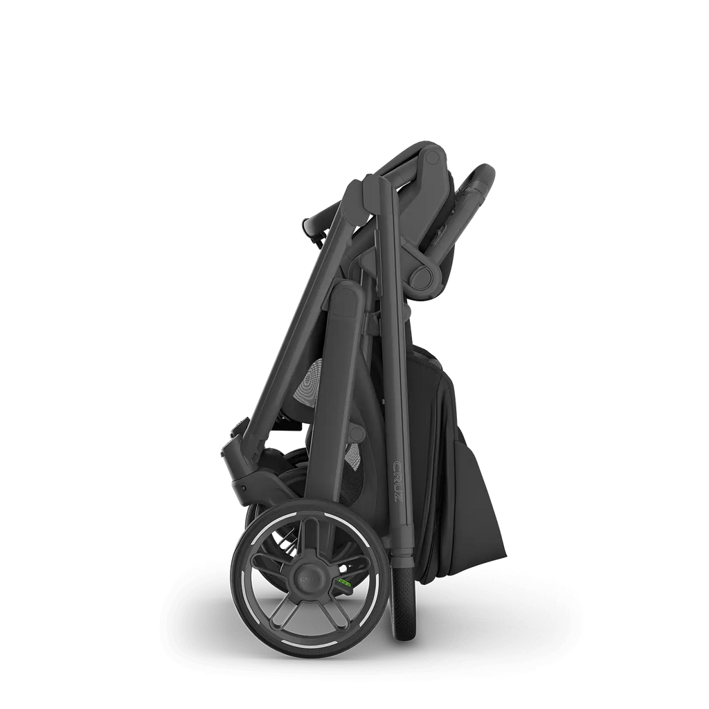 UPPAbaby Cruz V3 Stroller - James (Black/Carbon Frame/Black Leather) UPPAbaby
