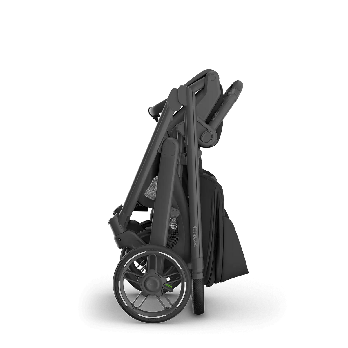 UPPAbaby Cruz V3 Stroller - James (Black/Carbon Frame/Black Leather) UPPAbaby