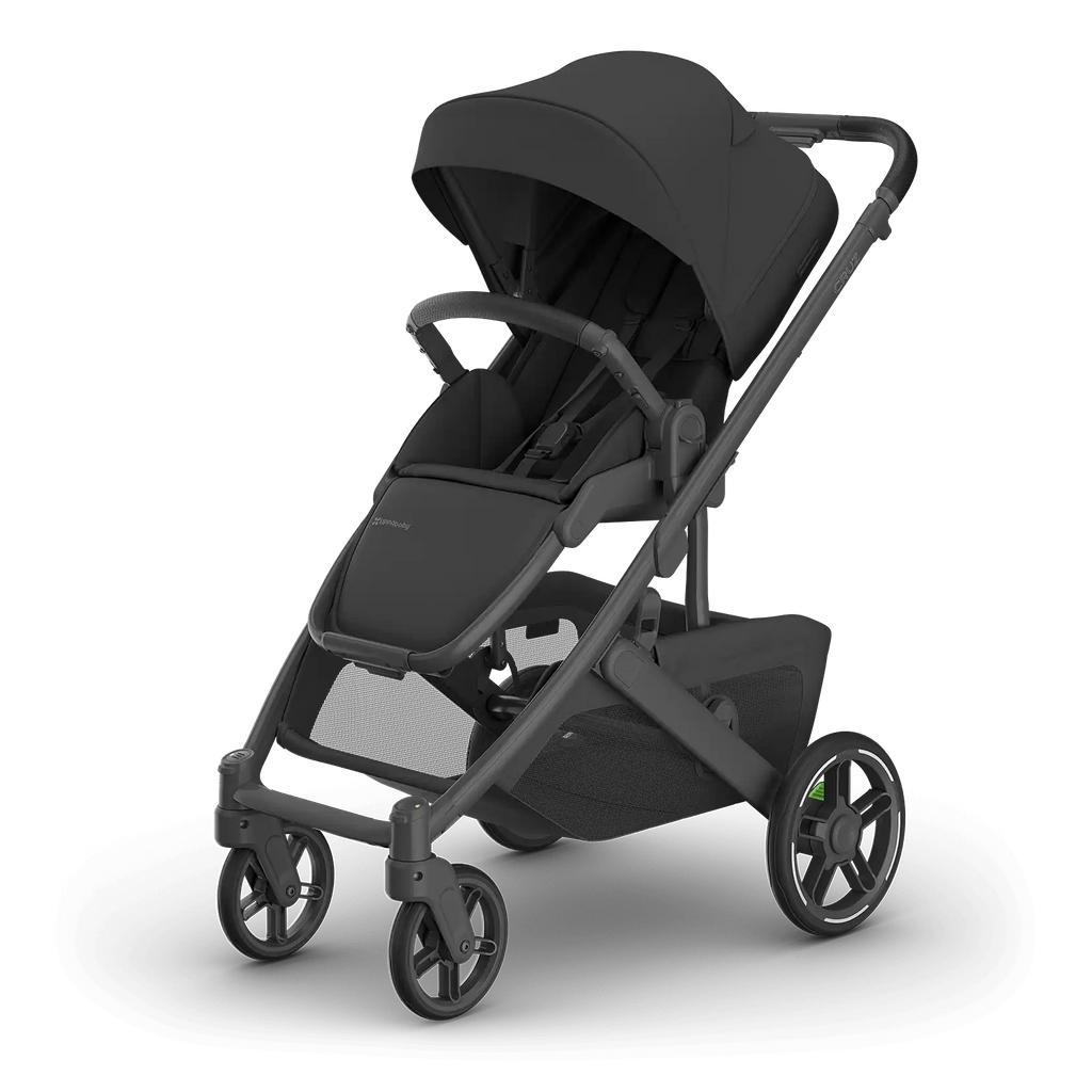 UPPAbaby Cruz V3 Stroller - James (Black/Carbon Frame/Black Leather) UPPAbaby