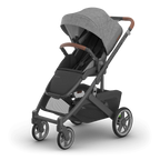 UPPAbaby Cruz V3 Stroller - Greyson (Charcoal Mélange | Carbon Frame | Saddle Leather) UPPAbaby