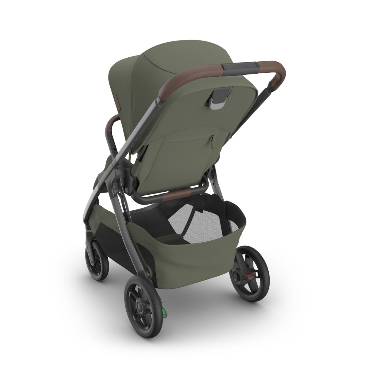 UPPAbaby Kona Stroller - Evelyn (Meadow Green/Chestnut Leather/Graphite Frame) UPPAbaby