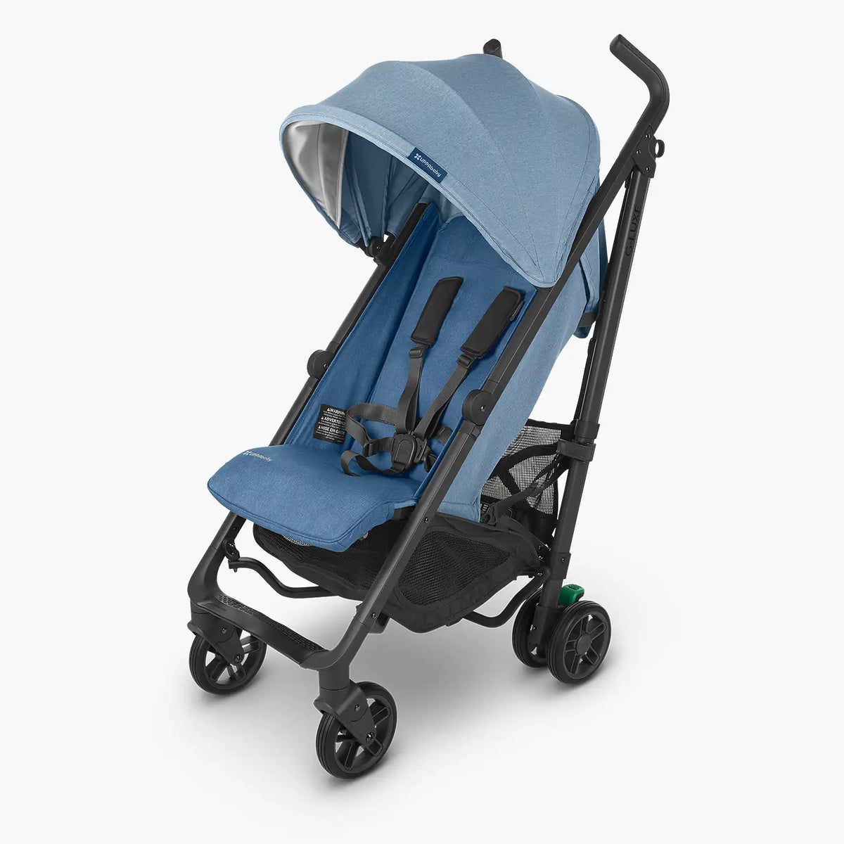 UPPAbaby G-Luxe Stroller - Charlotte (Coastal Blue Melange/Carbon Frame) UPPAbaby