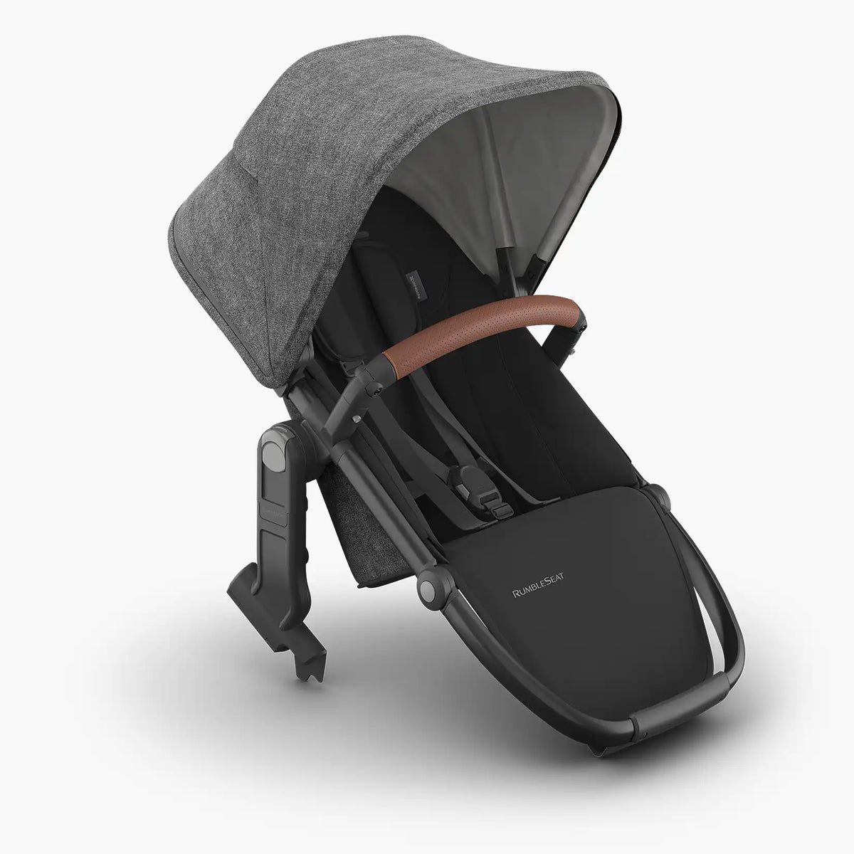 UPPAbaby Rumbleseat V3 - Greyson (Charcoal Mélange/Carbon Frame/Saddle Leather) UPPAbaby
