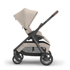 UPPAbaby Kona Stroller - Ada (Sandstone Mélange/Chestnut Leather/Carbon Frame) UPPAbaby