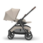 UPPAbaby Kona Stroller - Ada (Sandstone Mélange/Chestnut Leather/Carbon Frame) UPPAbaby