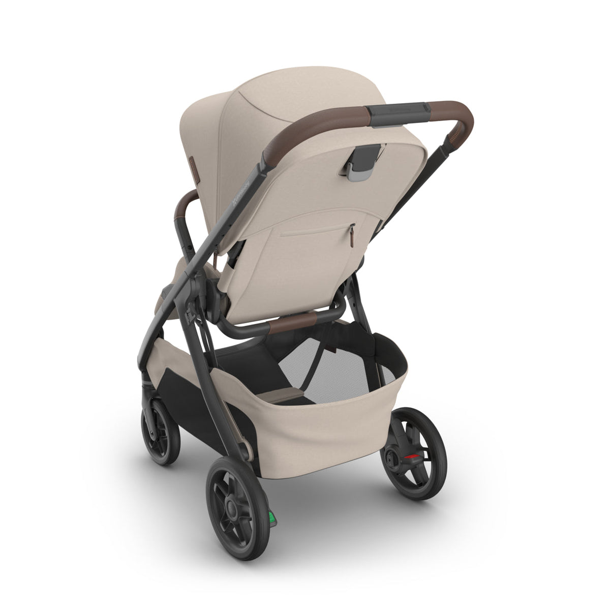 UPPAbaby Kona Stroller - Ada (Sandstone Mélange/Chestnut Leather/Carbon Frame) UPPAbaby