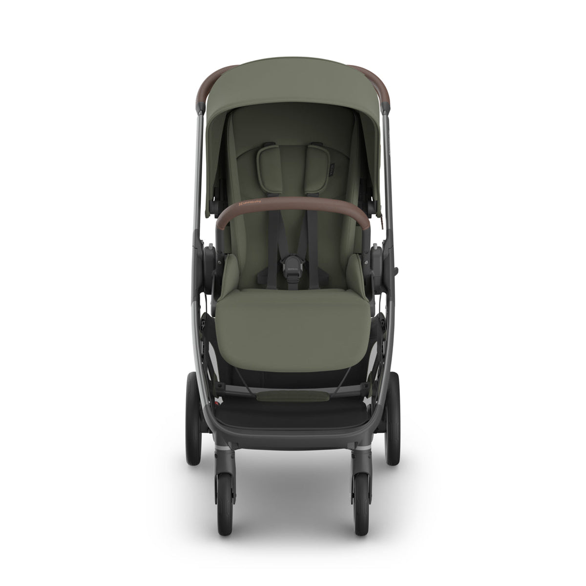 UPPAbaby Kona Stroller - Evelyn (Meadow Green/Chestnut Leather/Graphite Frame) UPPAbaby