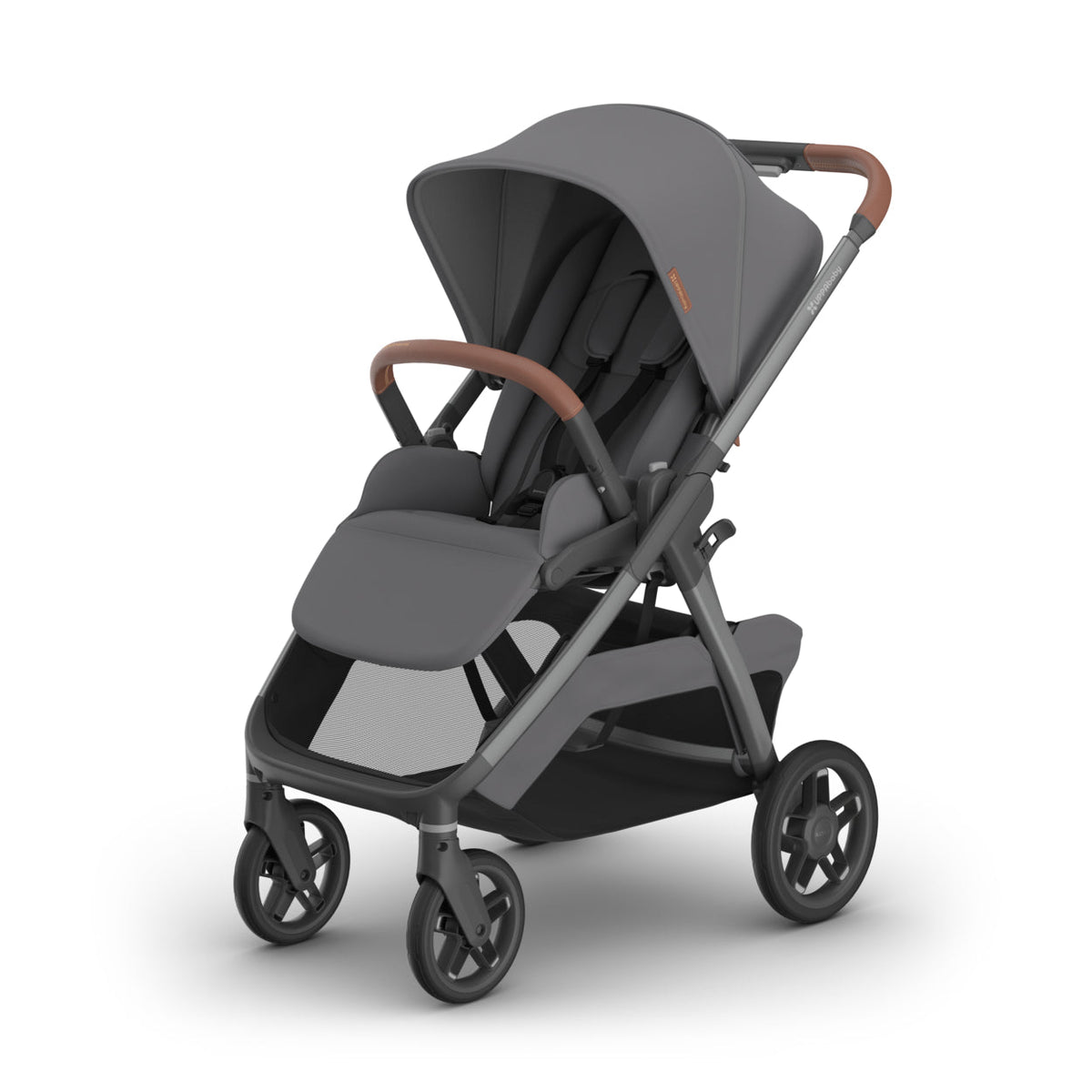 UPPAbaby Kona Stroller - Rowan (Graphite/Graphite Frame/Saddle Leather) UPPAbaby