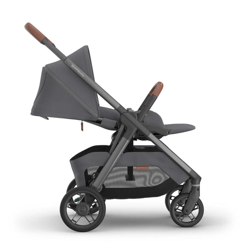 UPPAbaby Kona Stroller - Rowan (Graphite/Graphite Frame/Saddle Leather) UPPAbaby
